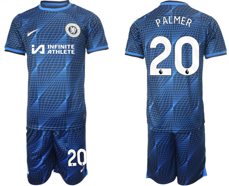 Men 2023-2024 Club Chelsea away blue 20 Soccer Jersey